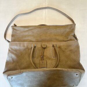 Gently used Jil Sander Zippered Suede Totebag